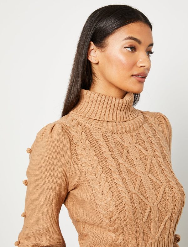 Bcbg Cable Knit Turtleneck Sweater - Image 13