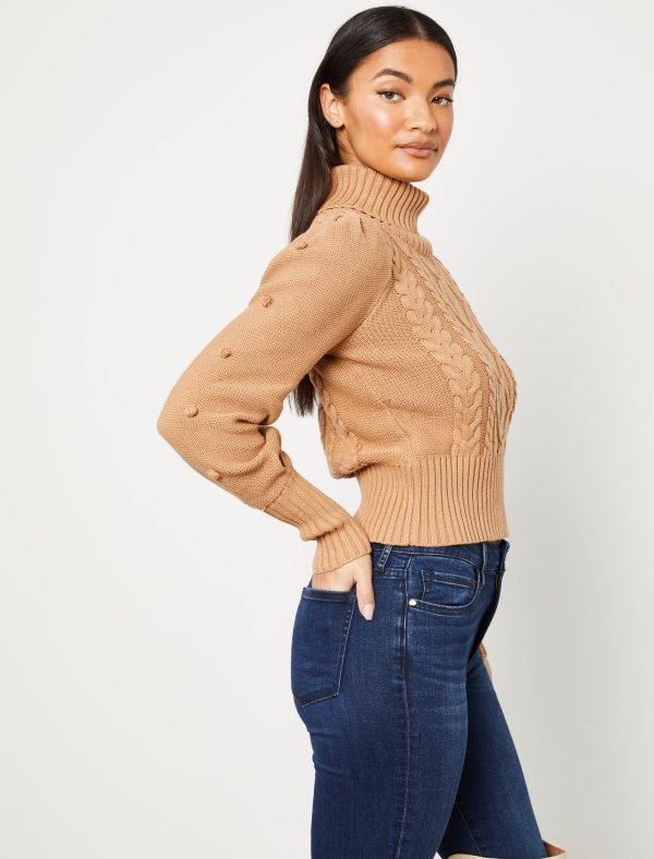 Bcbg Cable Knit Turtleneck Sweater - Image 14