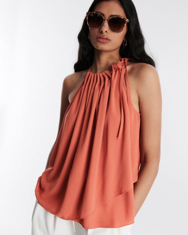 Bcbg Neck Tie Halter Top - Image 6