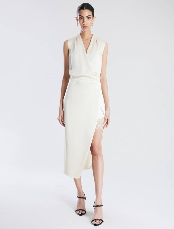 Bcbg Kora Wrap Midi Dress