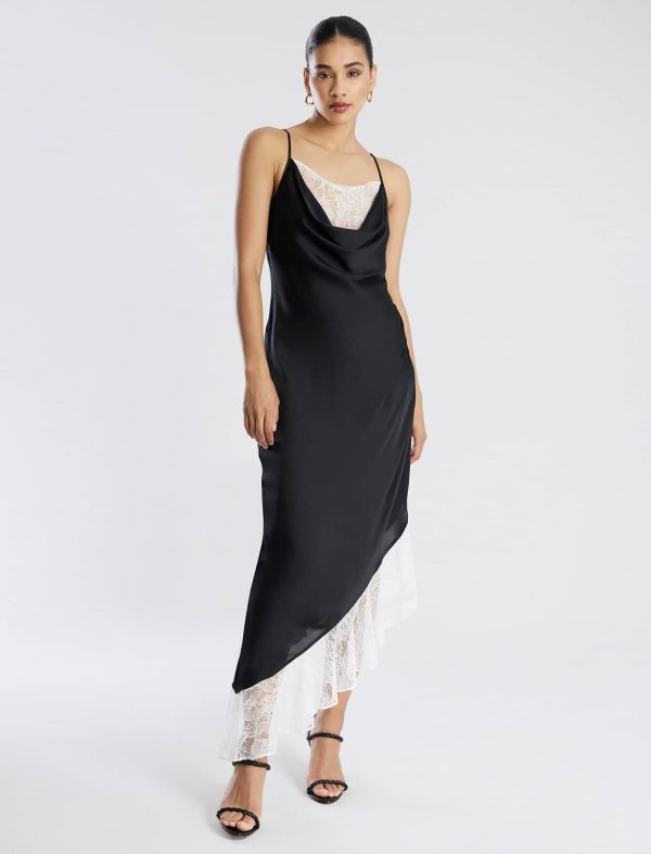 Bcbg Romilly Satin Lace Gown - Image 2