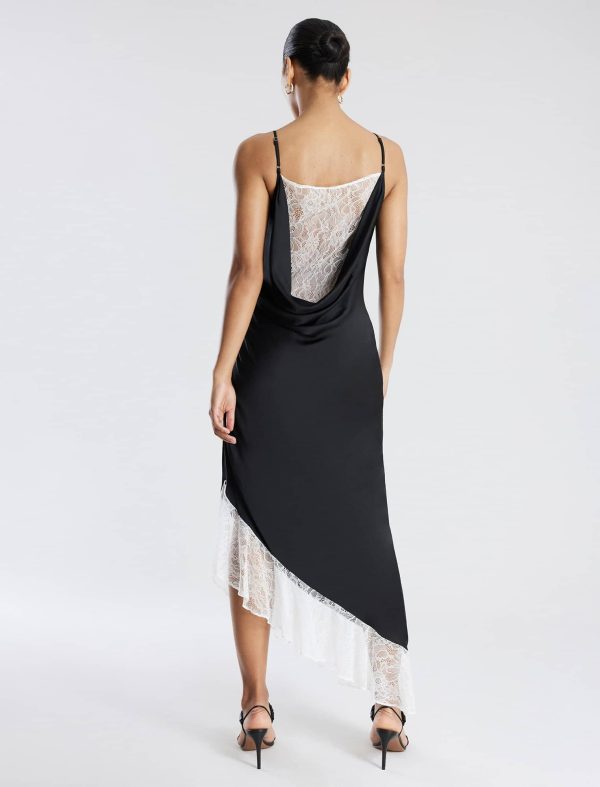 Bcbg Romilly Satin Lace Gown - Image 4