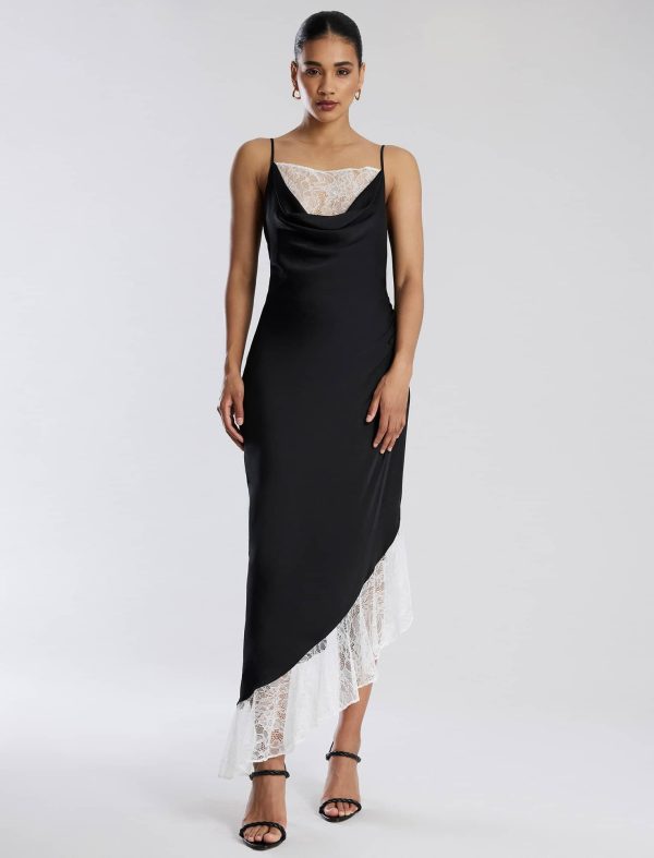 Bcbg Romilly Satin Lace Gown - Image 5