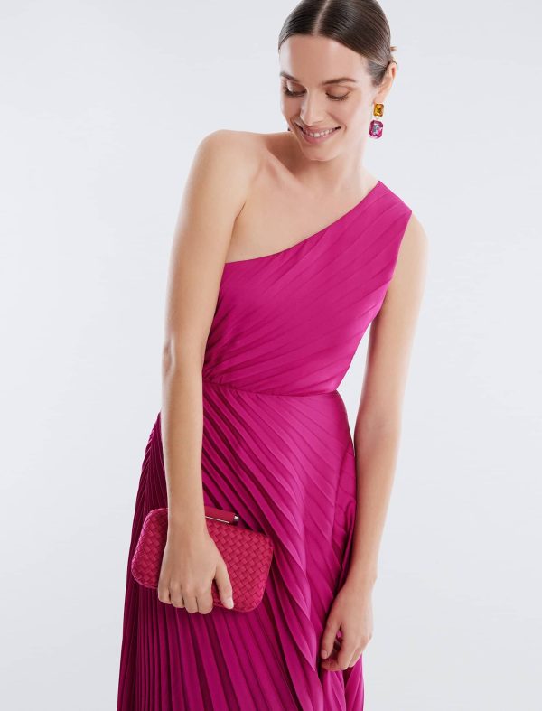 Bcbg Gown Acacia One Shoulder Satin - Image 2