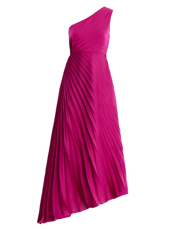 Bcbg Gown Acacia One Shoulder Satin - Image 7