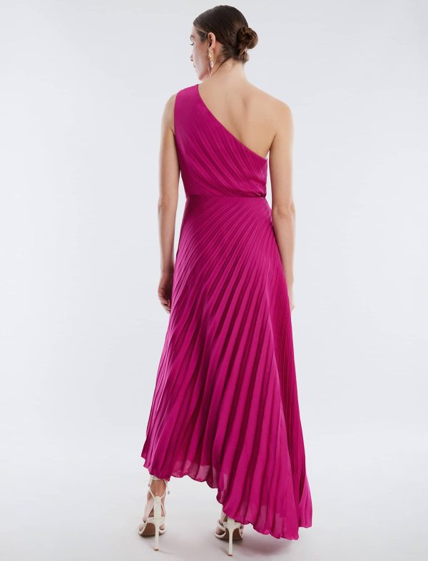 Bcbg Gown Acacia One Shoulder Satin - Image 8