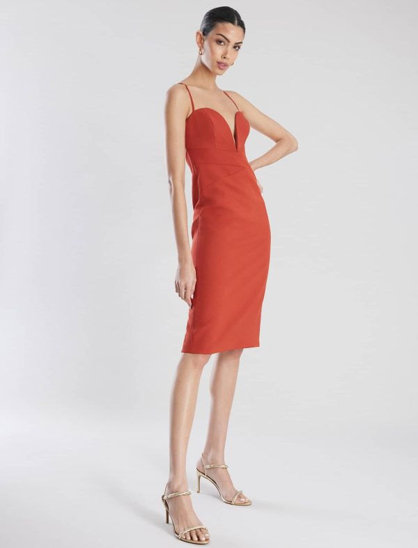 Bcbg Kynlee Bodycon Midi Dress - Image 3