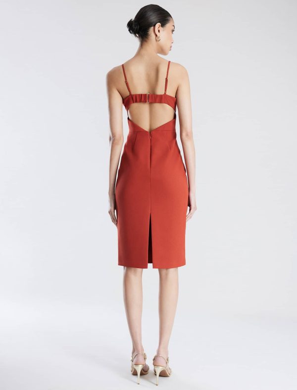 Bcbg Kynlee Bodycon Midi Dress - Image 4