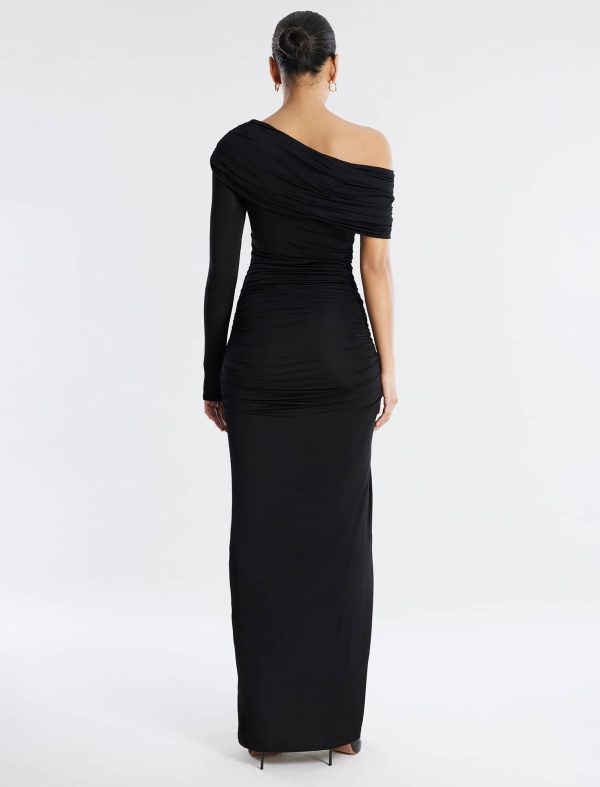 Bcbg Pallas One Shoulder Ruched Gown - Image 4