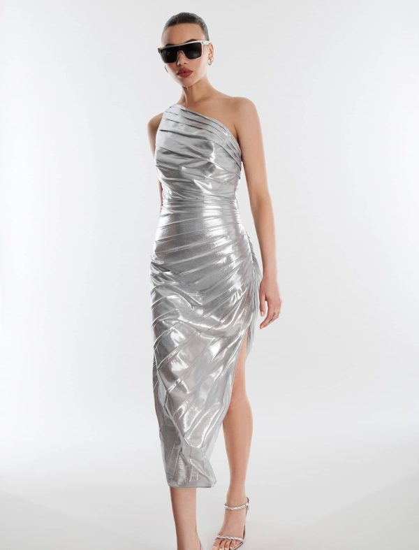 Bcbg Anais Sunburst Pleated Gown - Image 6