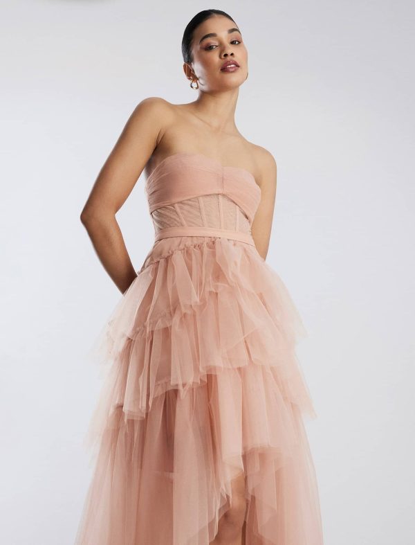 Bcbg Luna Strapless High-Low Gown - Image 6