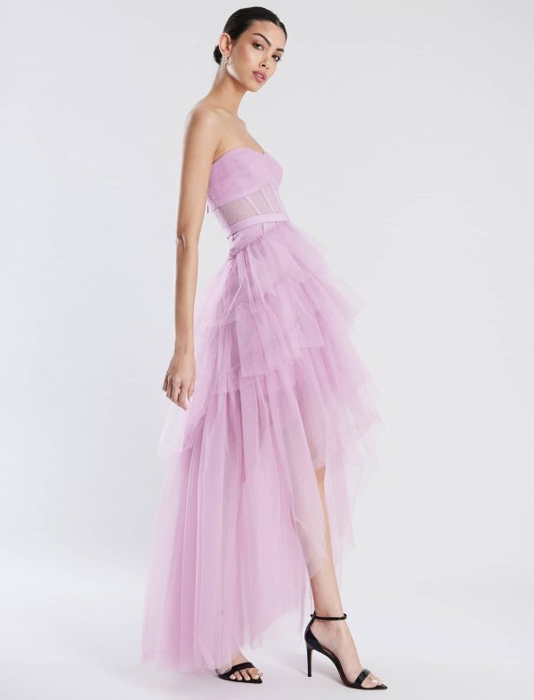 Bcbg Luna Strapless High-Low Gown - Image 3