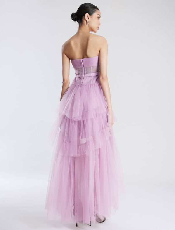 Bcbg Luna Strapless High-Low Gown - Image 4