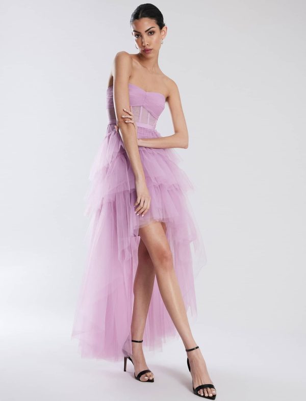 Bcbg Luna Strapless High-Low Gown - Image 5