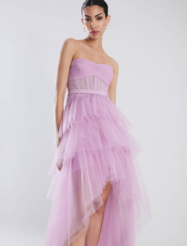 Bcbg Luna Strapless High-Low Gown - Image 6