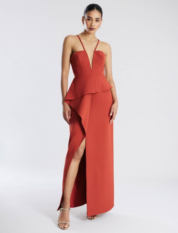 Bcbg Daphne Peplum Gown