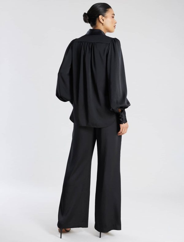 Bcbg Balloon Sleeve Button-Up Top - Image 4