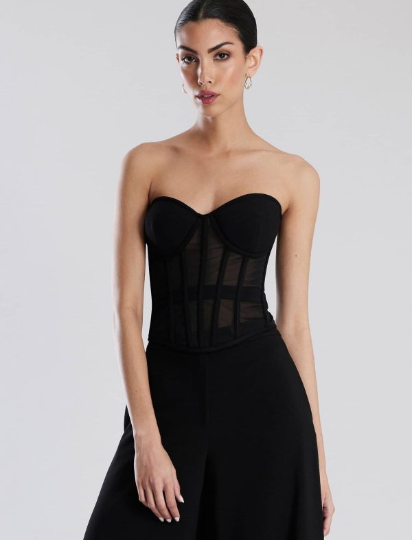 Bcbg Strapless Bustier Top