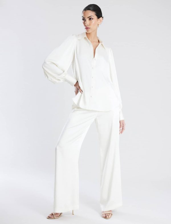 Bcbg Satin Wide-Leg Trouser - Image 5