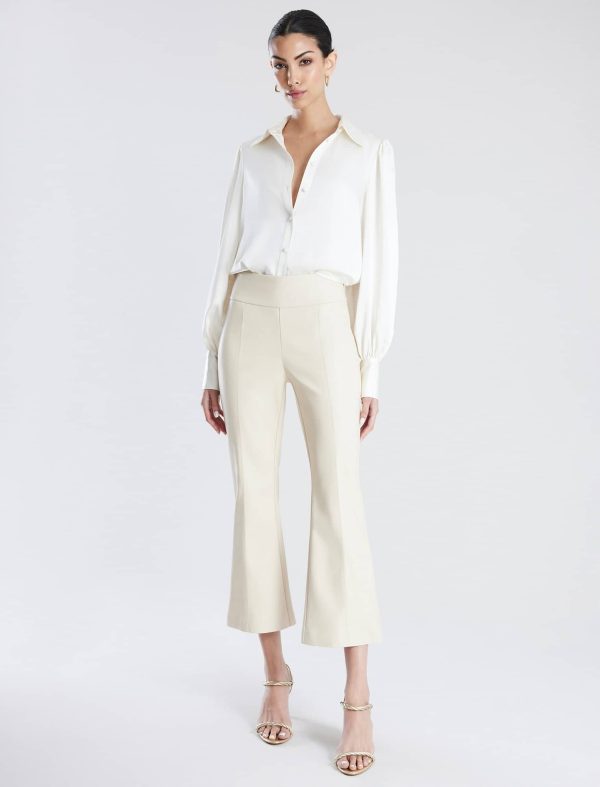 Bcbg Faux Leather Crop Pant