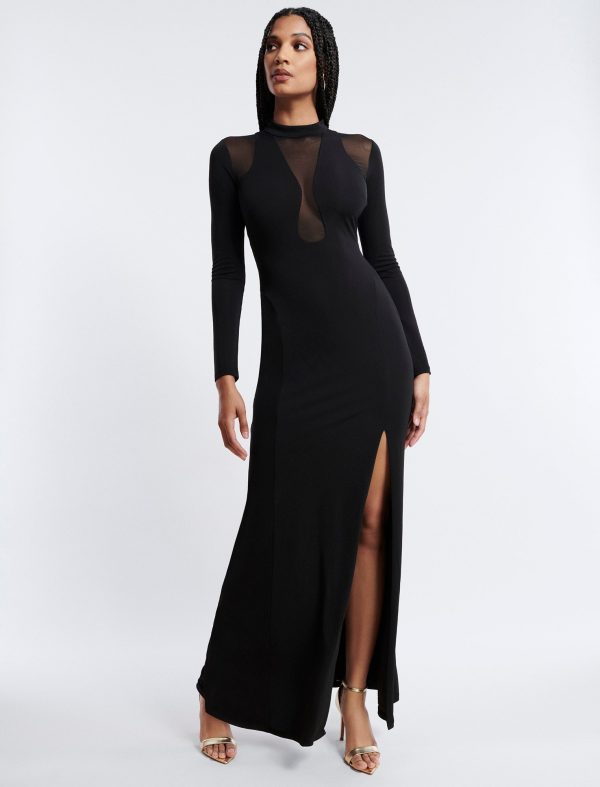 Bcbg Marlo Mock Neck Illusion Gown - Image 2