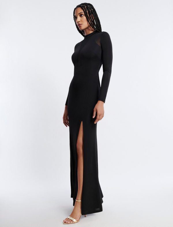 Bcbg Marlo Mock Neck Illusion Gown - Image 3