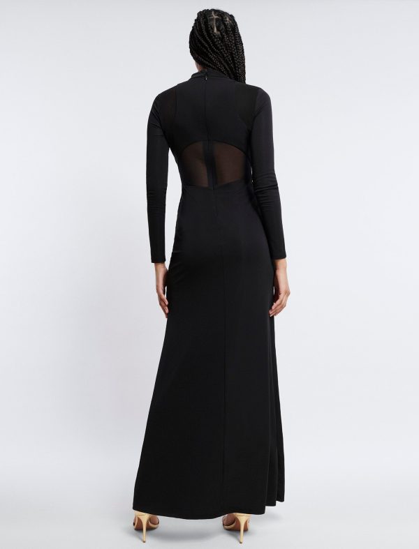 Bcbg Marlo Mock Neck Illusion Gown - Image 4