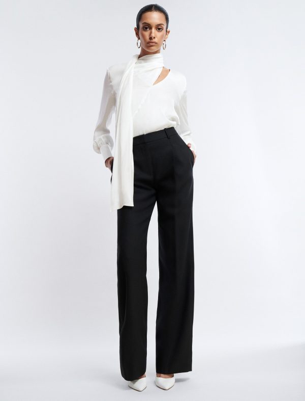 Bcbg Wide-Leg Creased Trouser - Image 2