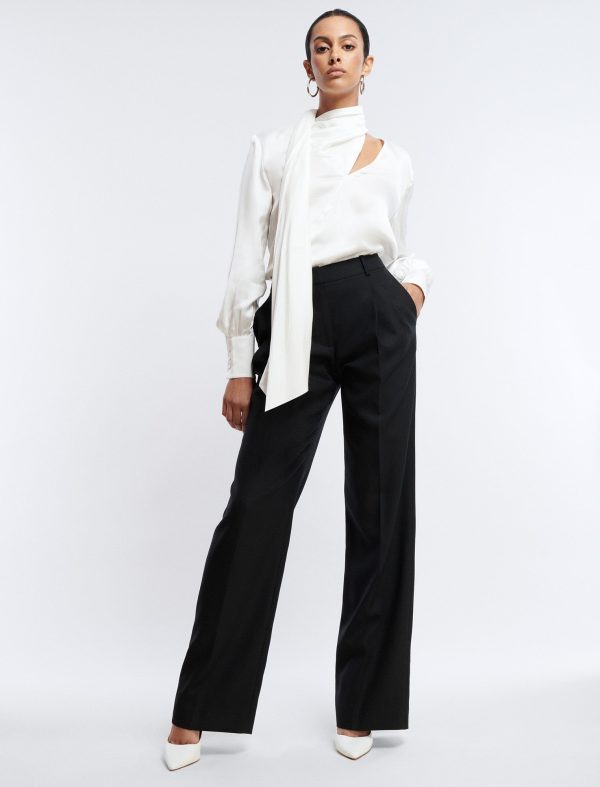 Bcbg Wide-Leg Creased Trouser - Image 5