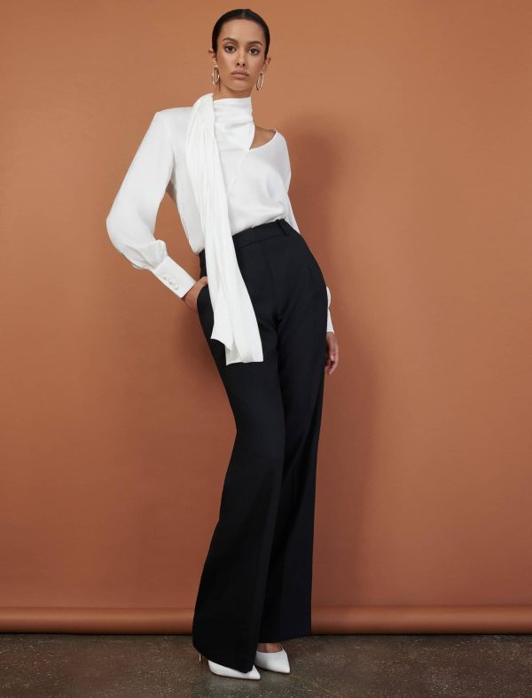 Bcbg Wide-Leg Creased Trouser - Image 6