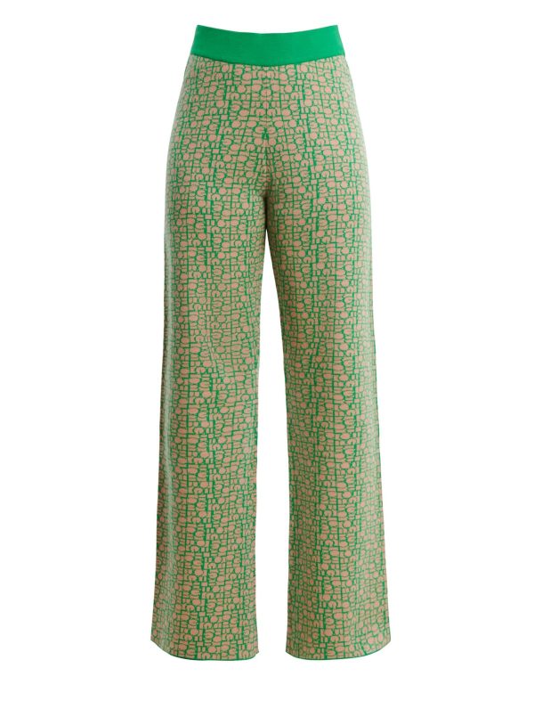 Bcbg Wide-Leg Knit Logo Trouser - Image 8