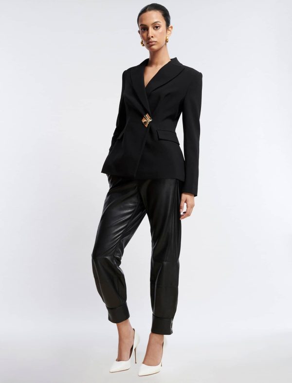 Bcbg Faux Leather Jogger - Image 5