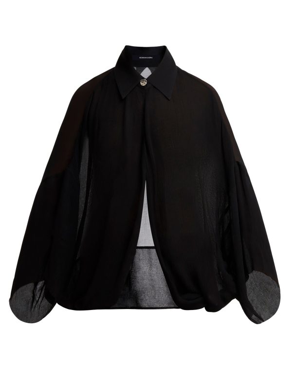 Bcbg Button-Up Cape Top - Image 6