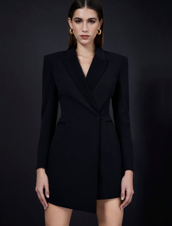 Bcbg Eugenie Blazer Dress Black - Image 5