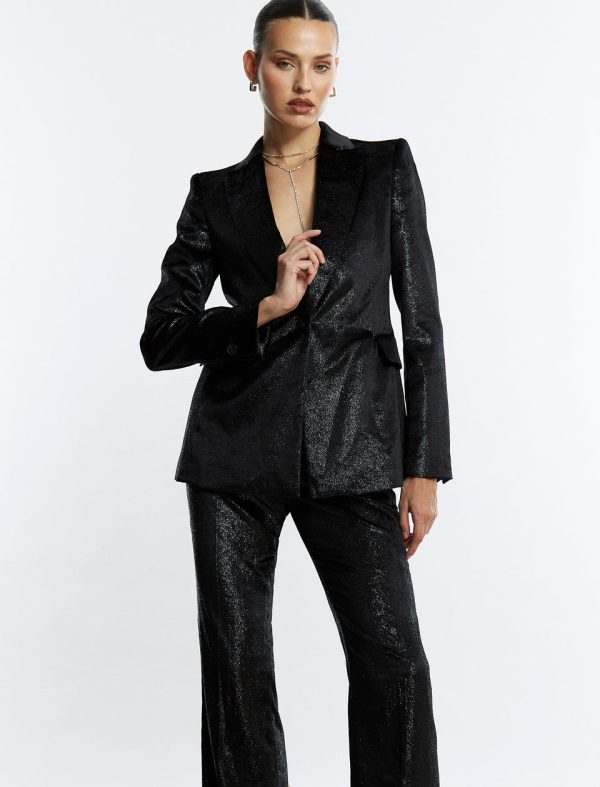 Bcbg Tailored Blazer Black Beauty