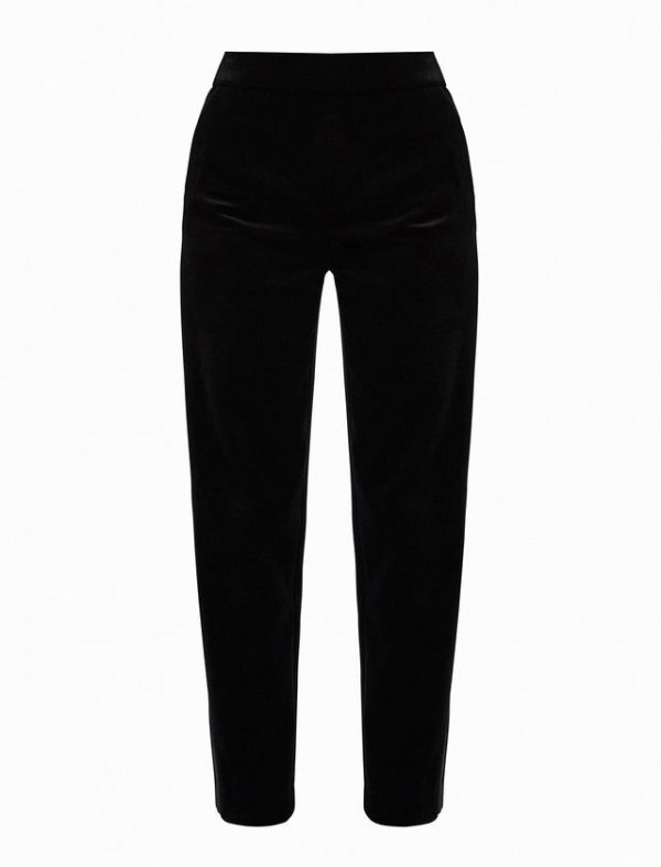 Bcbg Finn Velvet Tuxedo Trouser Black - Image 8