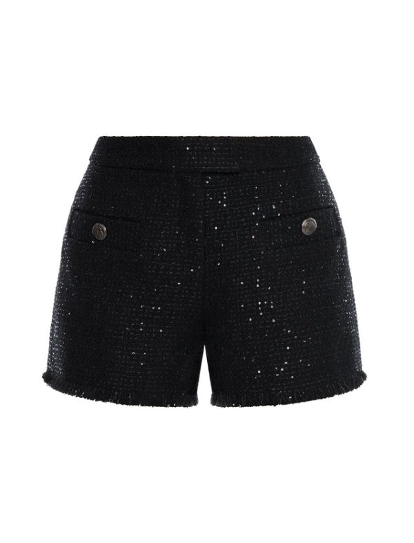 Bcbg Dillon Tweed Short Black - Image 8