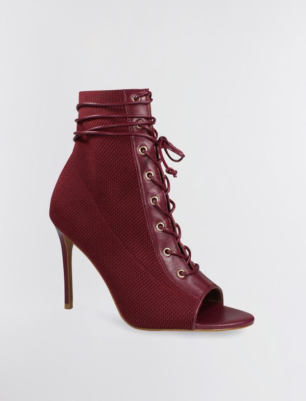 Bcbg Sirena Bootie Heel BURGUNDY