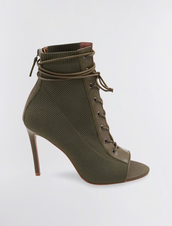 Bcbg Sirena Bootie Heel OLIVE - Image 3