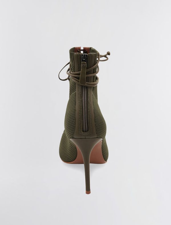 Bcbg Sirena Bootie Heel OLIVE - Image 4