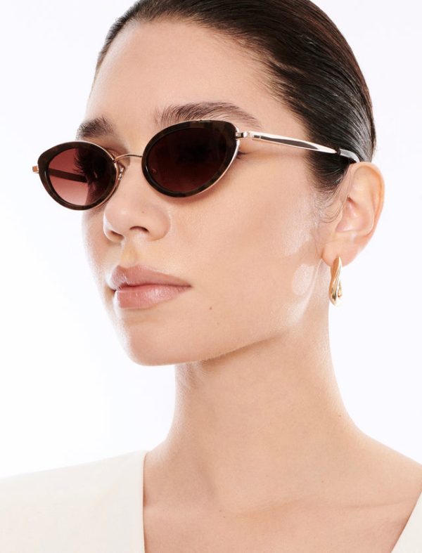 Bcbg Oval Classic 1994 Sunglasses Gold/Demi - Image 4