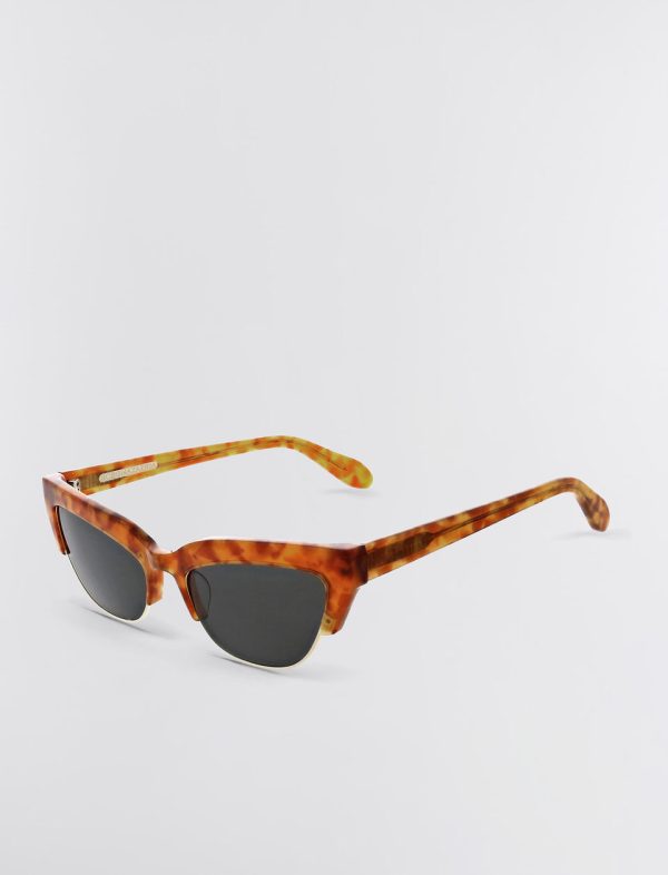 Bcbg Retro Kitten Sunglasses Honey Demi + Shiny Gold