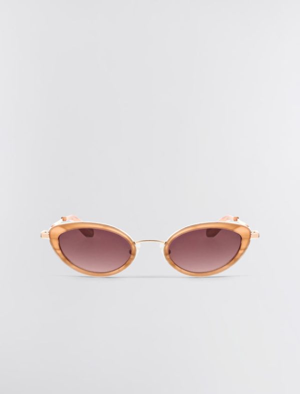 Bcbg Oval Classic 1994 Sunglasses Rose Gold/Blush - Image 3