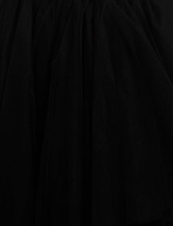 Bcbg Isobel One Shoulder Tulle Gown Black - Image 7