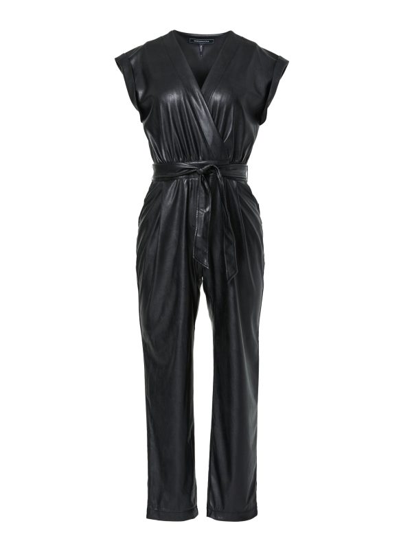 Bcbg Jumpsuit Alana Faux Leather Jumpsuit - Image 8