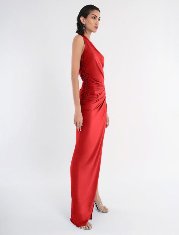 Bcbg Merritt Evening Gown Red - Image 3