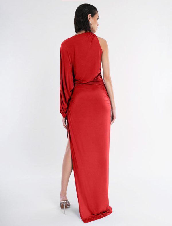 Bcbg Merritt Evening Gown Red - Image 4