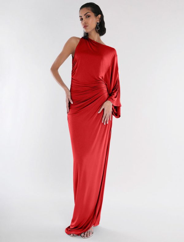 Bcbg Merritt Evening Gown Red - Image 5