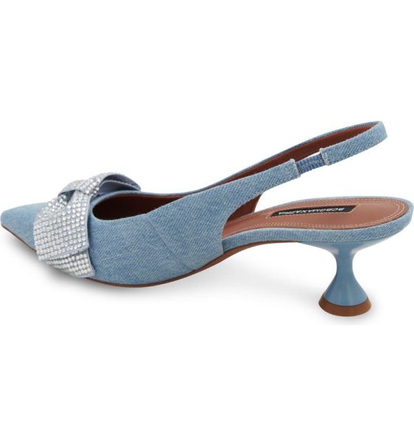 Bcbg Archie Pointed Toe Slingback Pump Denim - Image 2