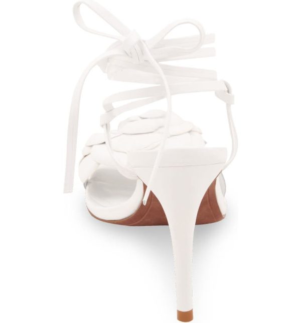 Bcbg Tannia Ankle Wrap Sandal White - Image 4